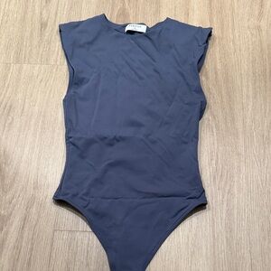 Aritzia Babaton Bodysuit in Dark Blue